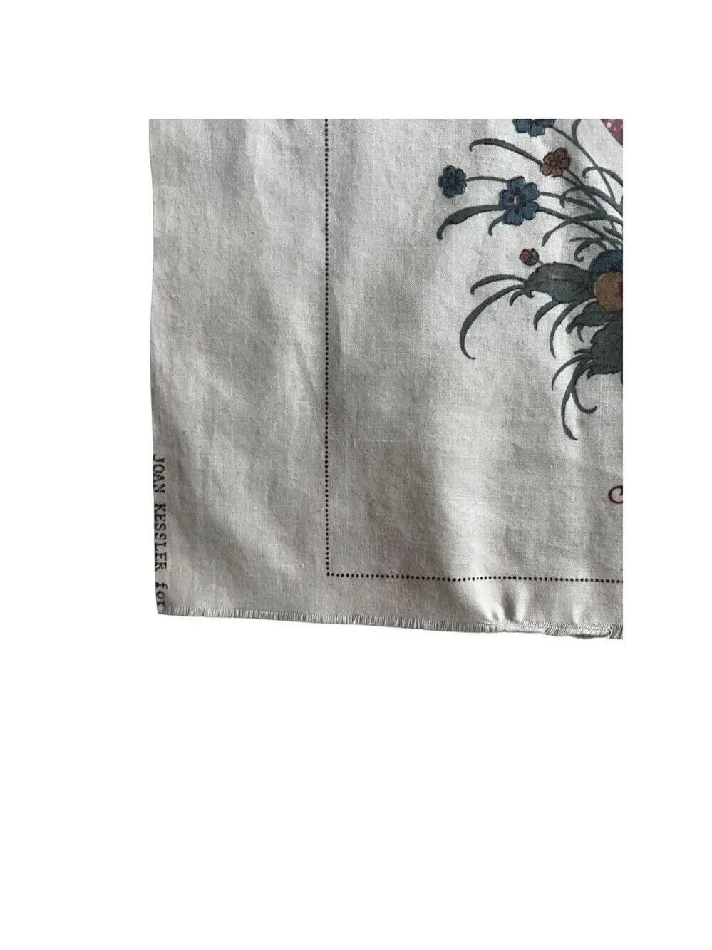 Vintage Joan Kessler Concord Fabric Bird Squares Cotton Quilt Blocks Panel Names